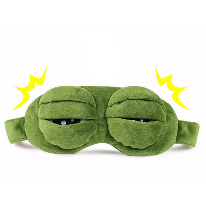 😴 PEPE Eye Sleep Mask – Limited Stock Sad Frog Sleep Mask for Real Rest