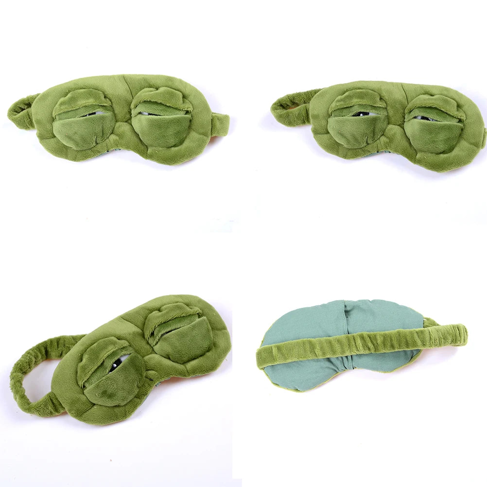 😴 PEPE Eye Sleep Mask – Limited Stock Sad Frog Sleep Mask for Real Rest