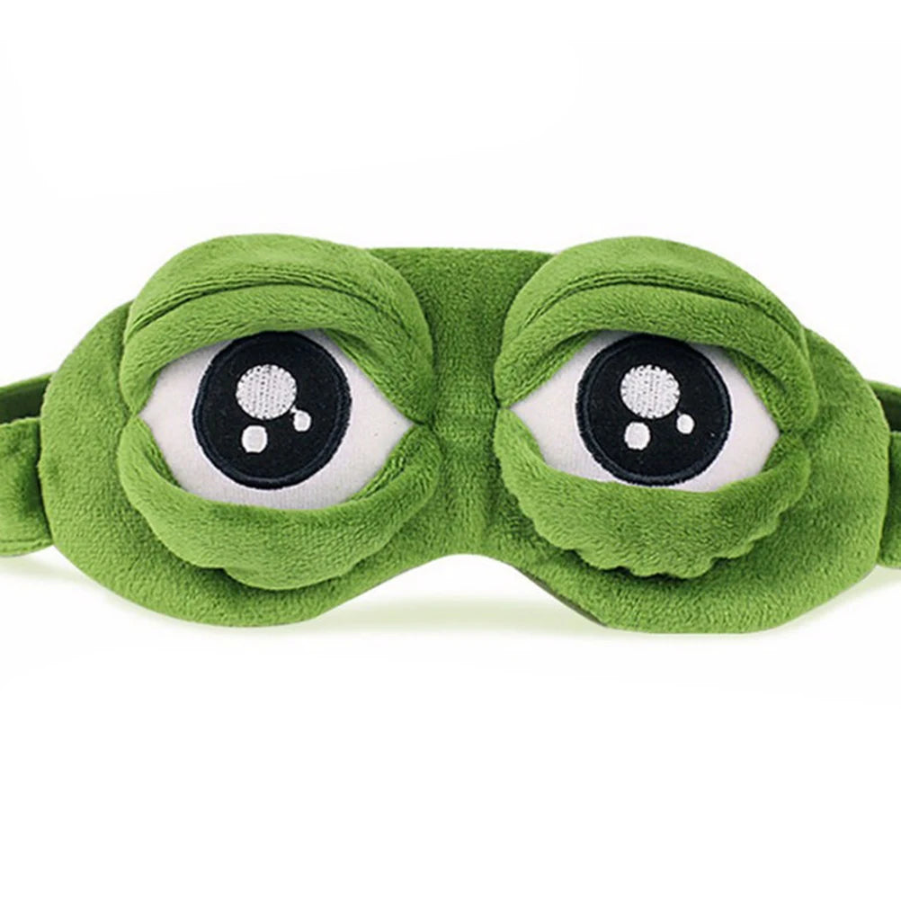 😴 PEPE Eye Sleep Mask – Limited Stock Sad Frog Sleep Mask for Real Rest